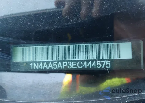 2014 Nissan Maxima 3.5 S z USA, uszkodzony, nr VIN 1N4AA5AP3EC444575